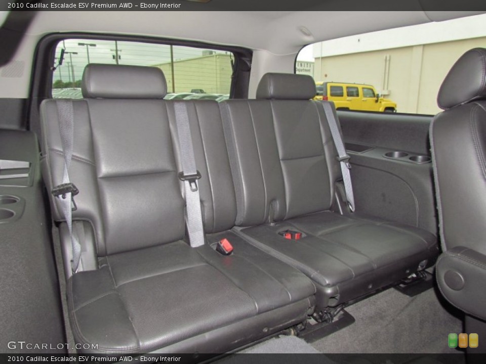 Ebony Interior Photo for the 2010 Cadillac Escalade ESV Premium AWD #56770497