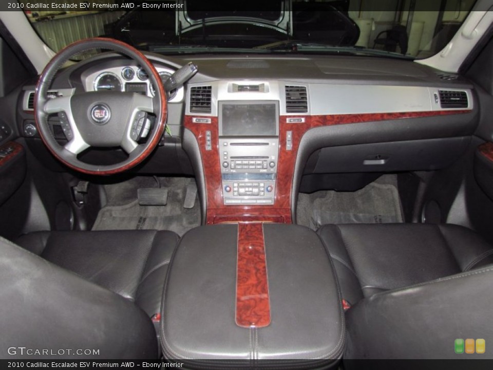 Ebony Interior Dashboard for the 2010 Cadillac Escalade ESV Premium AWD #56770518