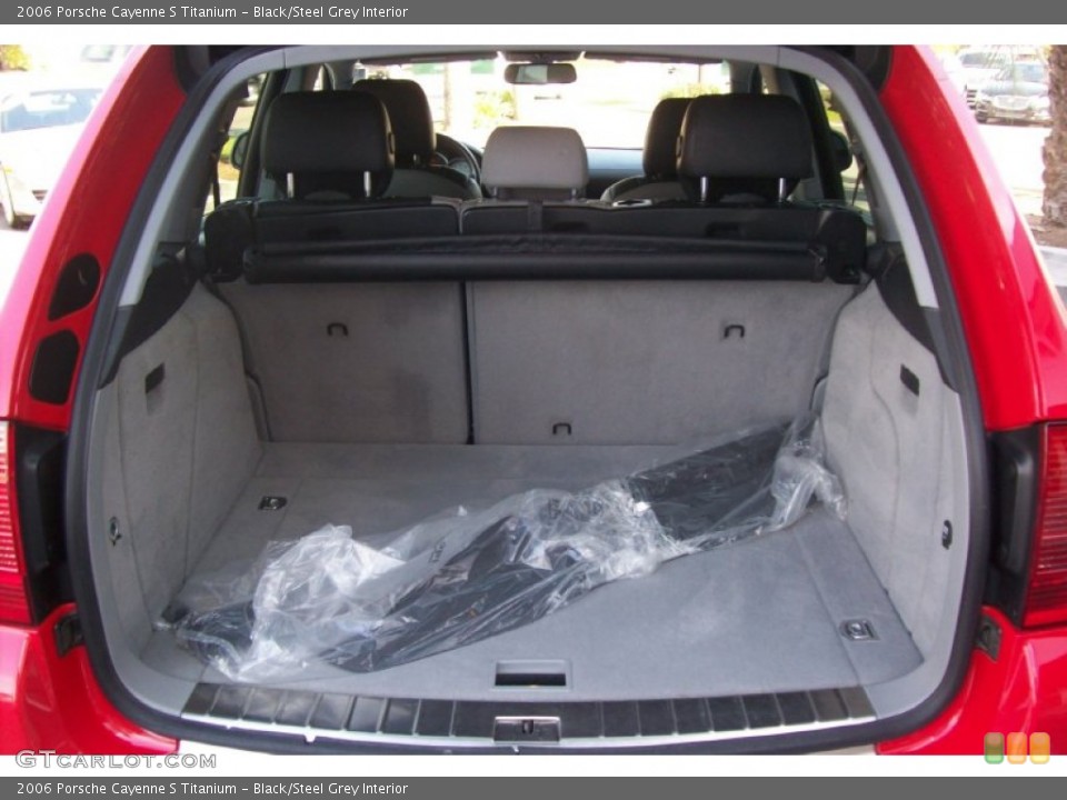 Black/Steel Grey Interior Trunk for the 2006 Porsche Cayenne S Titanium #56771745