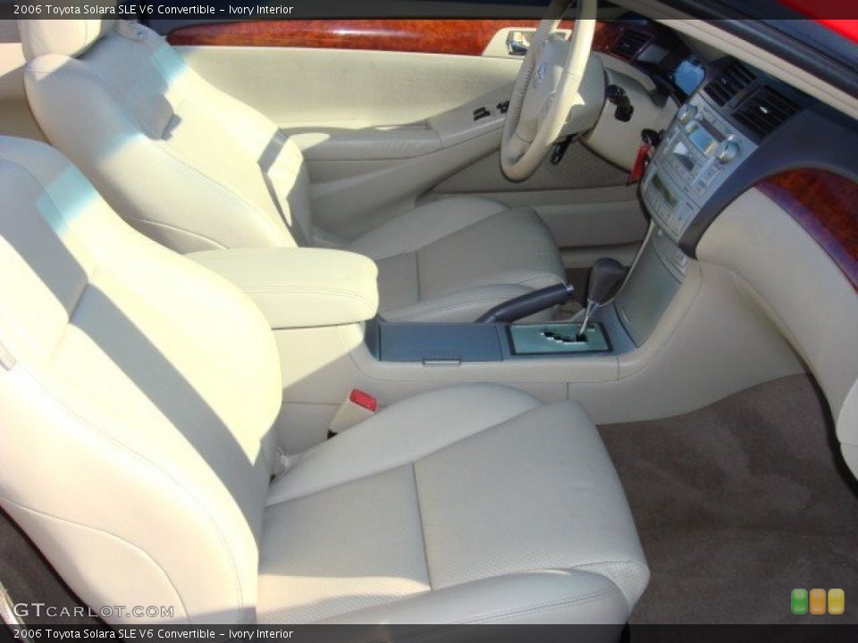 Ivory Interior Photo for the 2006 Toyota Solara SLE V6 Convertible #56772015