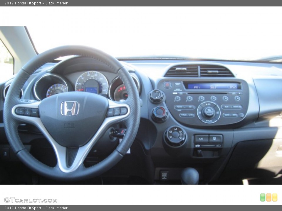Black Interior Dashboard for the 2012 Honda Fit Sport #56773236