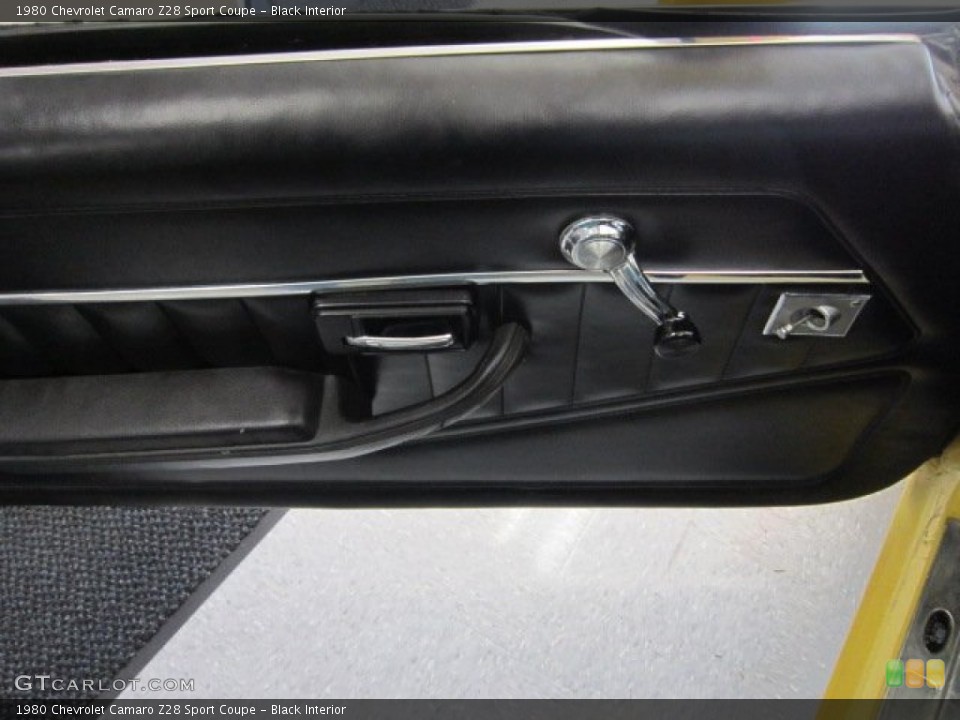 Black Interior Door Panel for the 1980 Chevrolet Camaro Z28 Sport Coupe #56773383