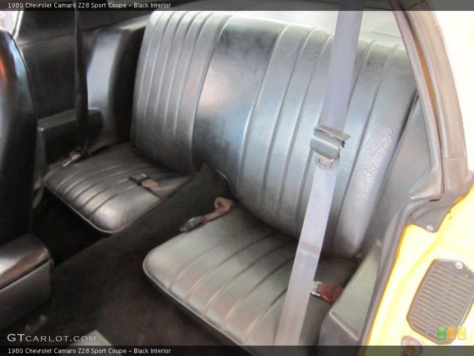 Black Interior Photo for the 1980 Chevrolet Camaro Z28 Sport Coupe #56773392