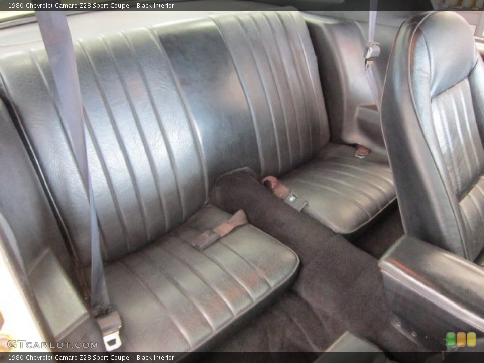 Black Interior Photo for the 1980 Chevrolet Camaro Z28 Sport Coupe #56773411