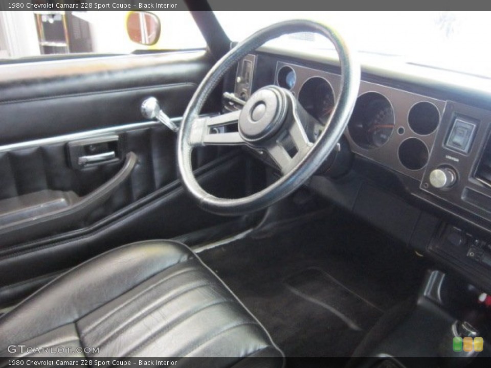 Black Interior Steering Wheel for the 1980 Chevrolet Camaro Z28 Sport Coupe #56773428