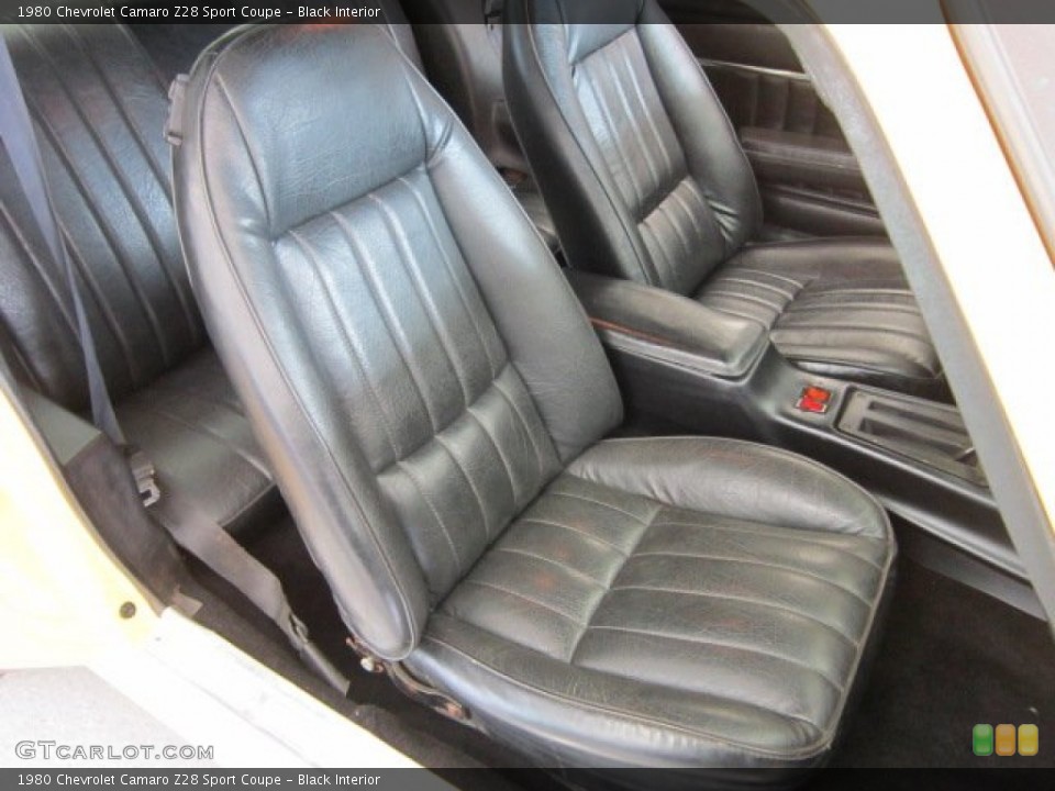 Black Interior Photo for the 1980 Chevrolet Camaro Z28 Sport Coupe #56773452