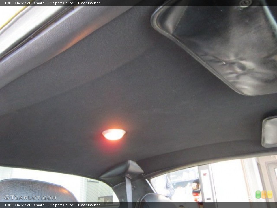 Black Interior Photo for the 1980 Chevrolet Camaro Z28 Sport Coupe #56773488