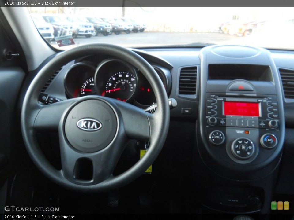 Black Cloth Interior Dashboard for the 2010 Kia Soul 1.6 #56774122