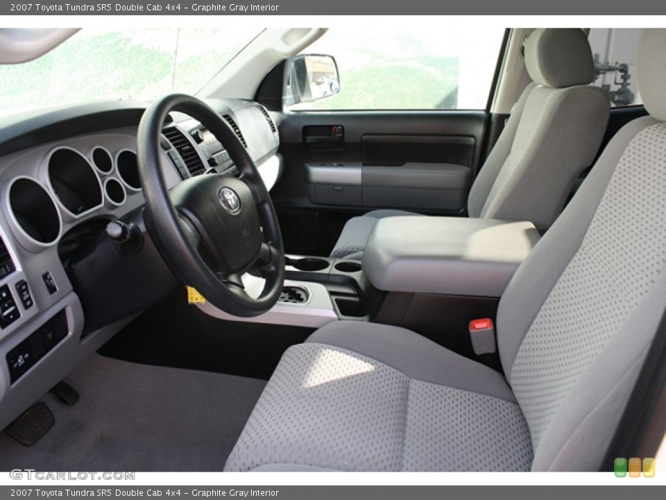 Graphite Gray Interior Photo for the 2007 Toyota Tundra SR5 Double Cab 4x4 #56775603