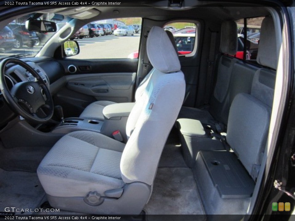 Graphite Interior Photo for the 2012 Toyota Tacoma V6 SR5 Access Cab 4x4 #56776403