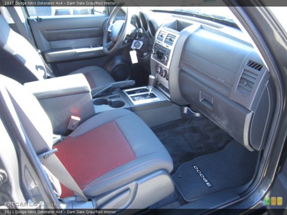 Dark Slate Gray/Red Interior Photo for the 2011 Dodge Nitro Detonator 4x4 #56776785