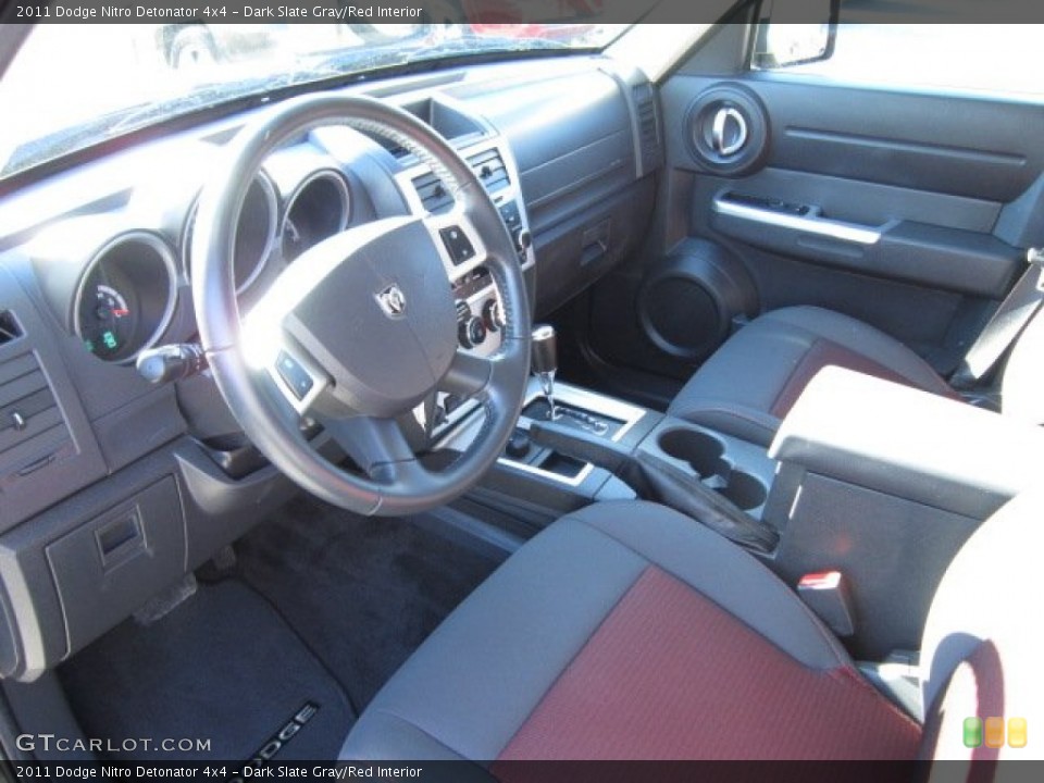 Dark Slate Gray/Red Interior Dashboard for the 2011 Dodge Nitro Detonator 4x4 #56776812
