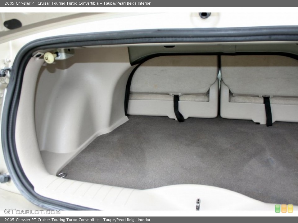 Taupe/Pearl Beige Interior Trunk for the 2005 Chrysler PT Cruiser Touring Turbo Convertible #56778591