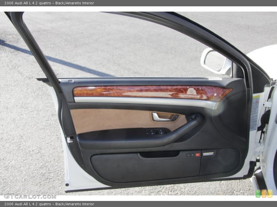 Black/Amaretto Interior Door Panel for the 2006 Audi A8 L 4.2 quattro #56778594