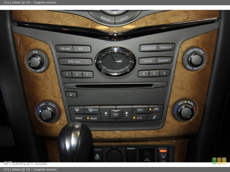 Graphite Interior Controls for the 2011 Infiniti QX 56 #56781011