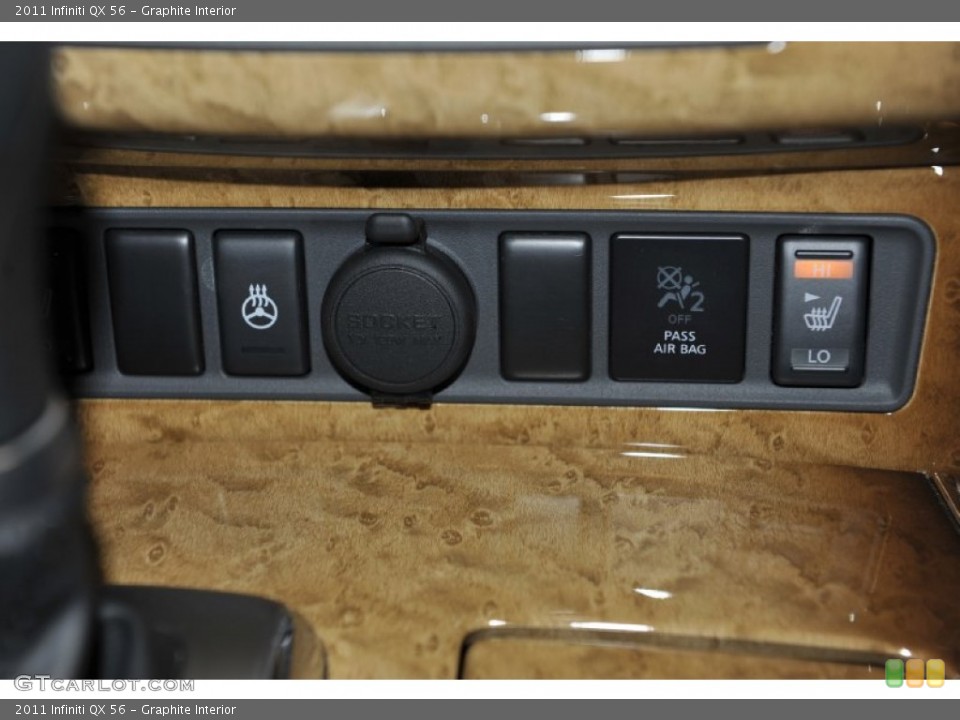 Graphite Interior Controls for the 2011 Infiniti QX 56 #56781019