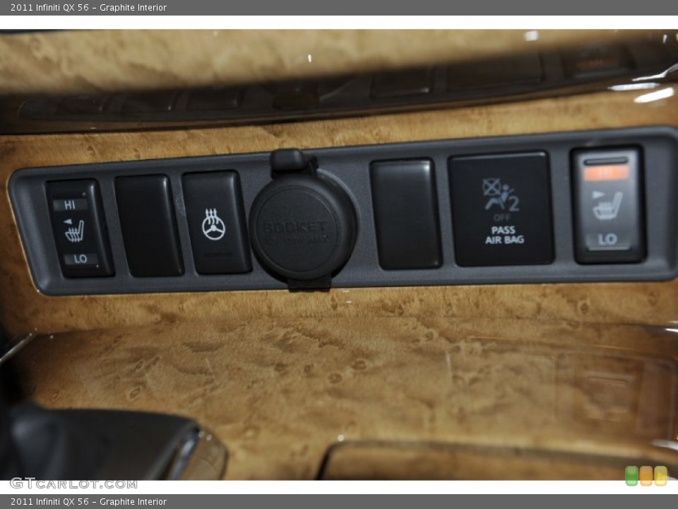 Graphite Interior Controls for the 2011 Infiniti QX 56 #56781028