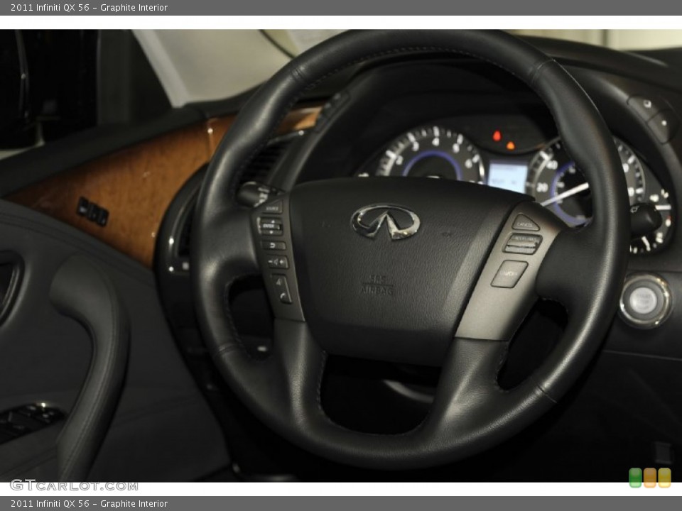 Graphite Interior Steering Wheel for the 2011 Infiniti QX 56 #56781164