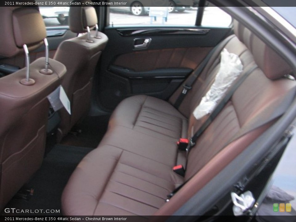 Chestnut Brown Interior Photo for the 2011 Mercedes-Benz E 350 4Matic Sedan #56782345