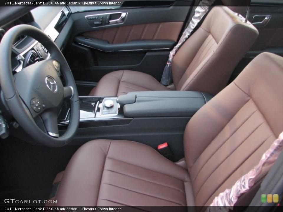 Chestnut Brown Interior Photo for the 2011 Mercedes-Benz E 350 4Matic Sedan #56782362