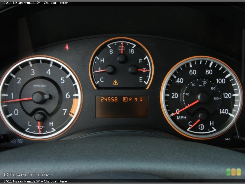 Charcoal Interior Gauges for the 2011 Nissan Armada SV #56783788