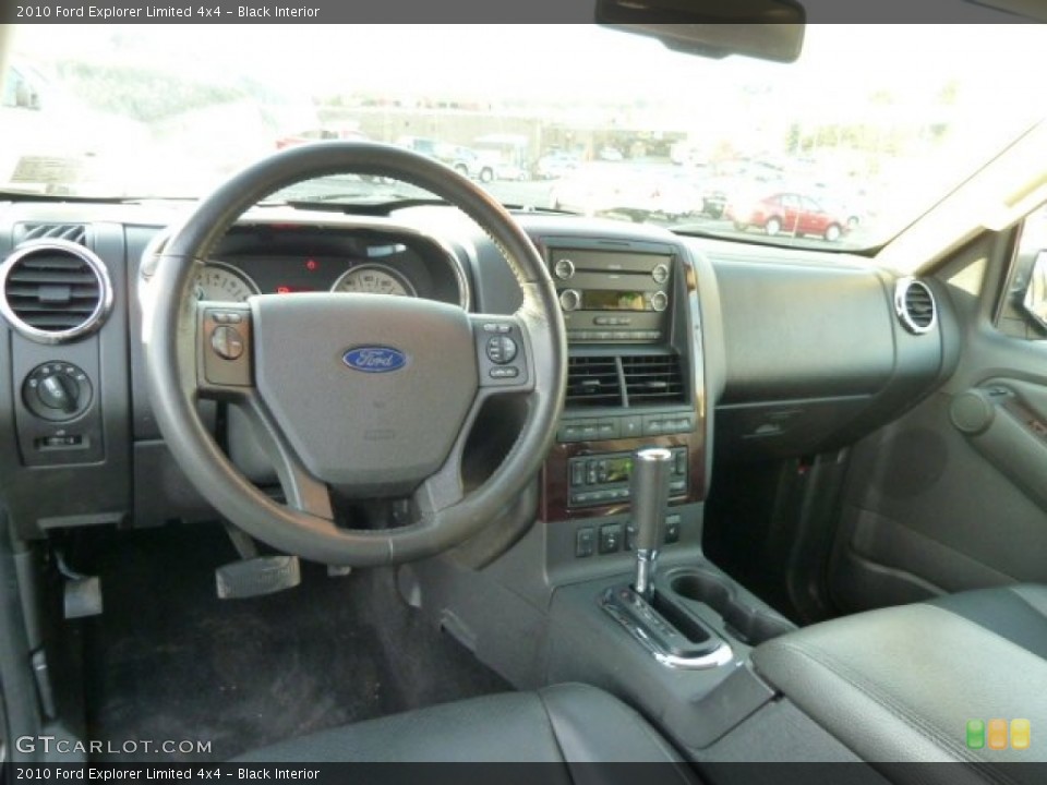 Black Interior Dashboard for the 2010 Ford Explorer Limited 4x4 #56785086