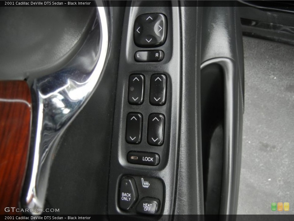 Black Interior Controls for the 2001 Cadillac DeVille DTS Sedan #56785744