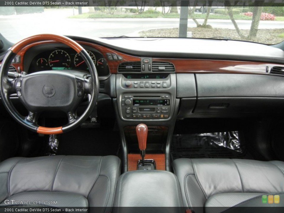 Black Interior Dashboard for the 2001 Cadillac DeVille DTS Sedan #56785801
