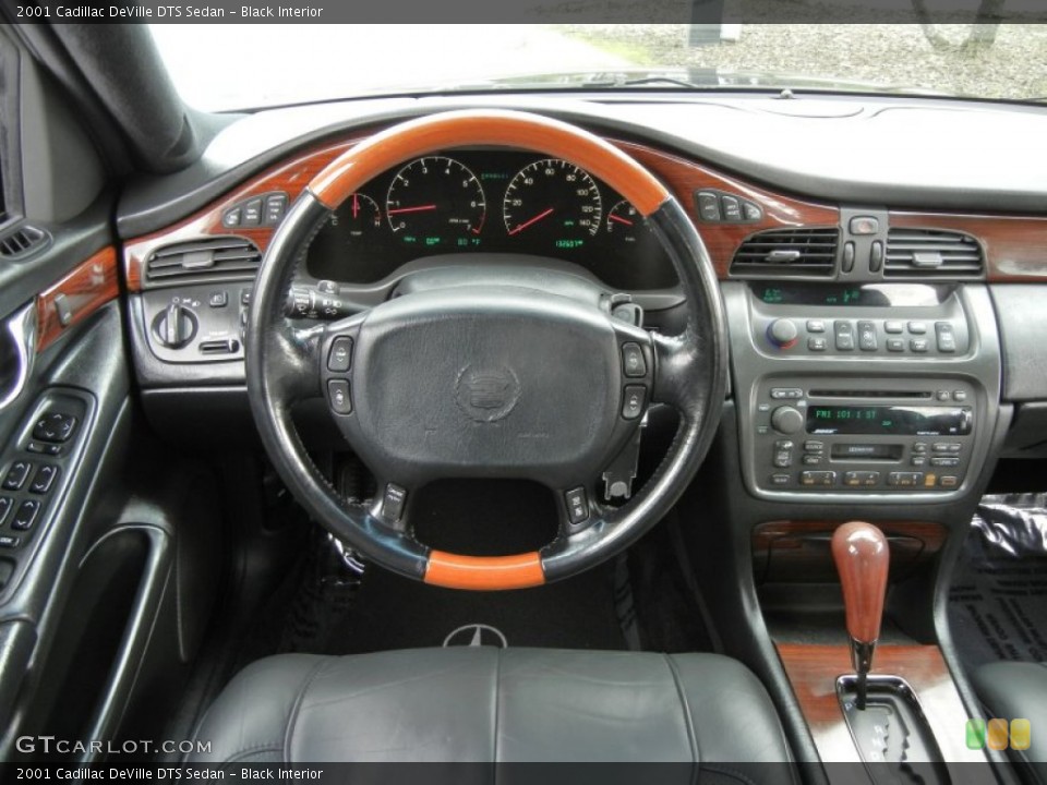 Black Interior Dashboard for the 2001 Cadillac DeVille DTS Sedan #56785810