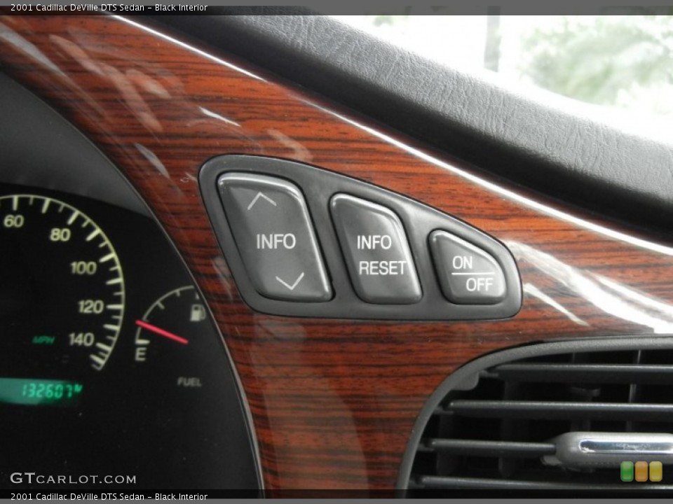 Black Interior Controls for the 2001 Cadillac DeVille DTS Sedan #56785855
