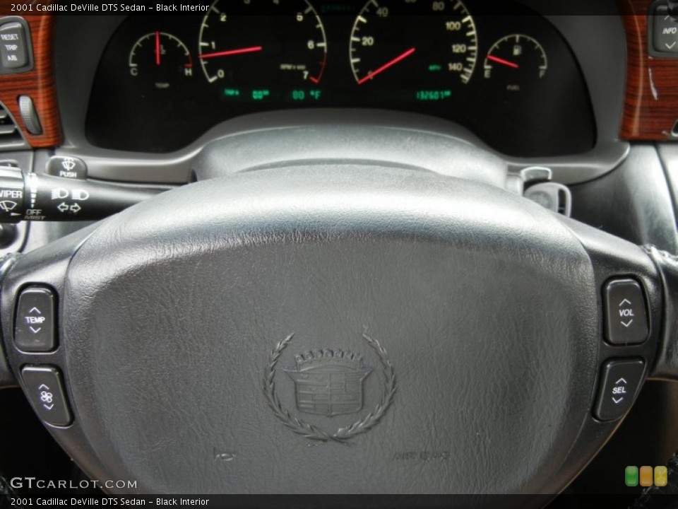 Black Interior Controls for the 2001 Cadillac DeVille DTS Sedan #56785876