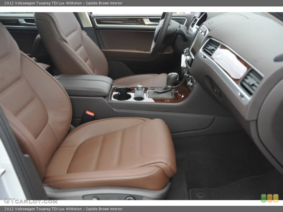 Saddle Brown Interior Photo for the 2012 Volkswagen Touareg TDI Lux 4XMotion #56785882