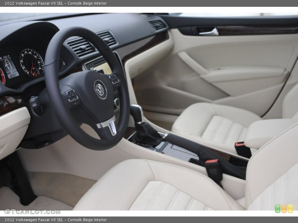 Cornsilk Beige Interior Photo for the 2012 Volkswagen Passat V6 SEL #56786017