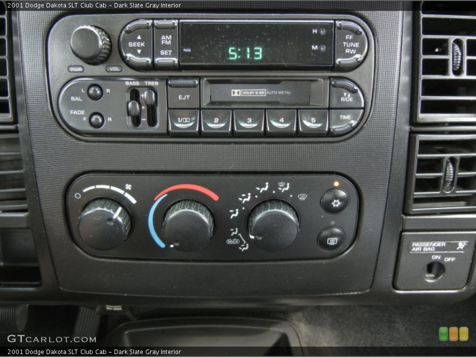 Dark Slate Gray Interior Audio System for the 2001 Dodge Dakota SLT Club Cab #56786113