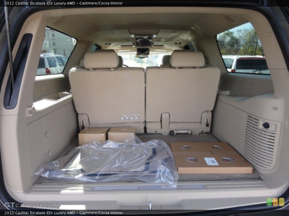 Cashmere/Cocoa Interior Trunk for the 2012 Cadillac Escalade ESV Luxury AWD #56788735