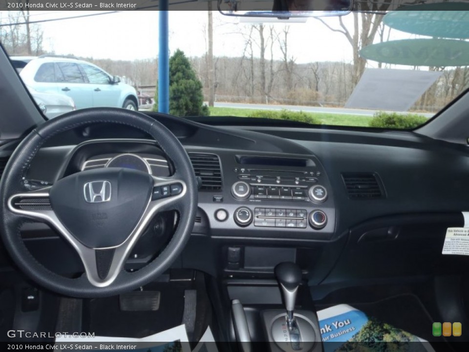 Black Interior Dashboard for the 2010 Honda Civic LX-S Sedan #56789760