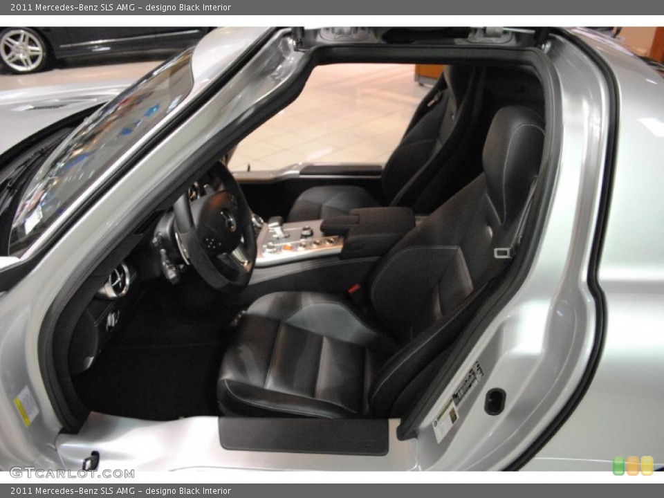 designo Black Interior Photo for the 2011 Mercedes-Benz SLS AMG #56790270
