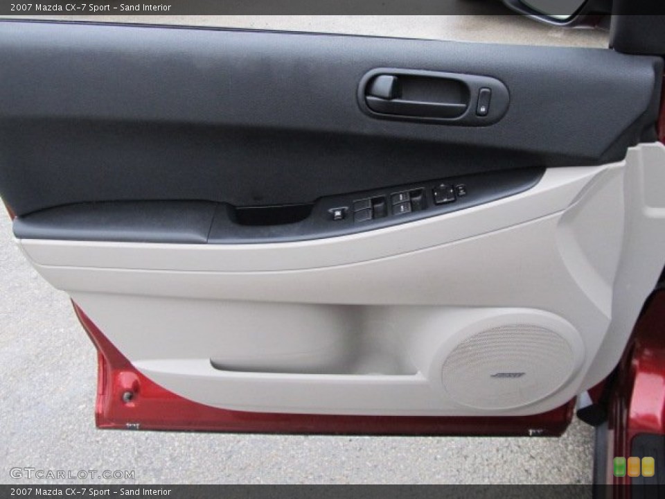 Sand Interior Door Panel for the 2007 Mazda CX-7 Sport #56790691