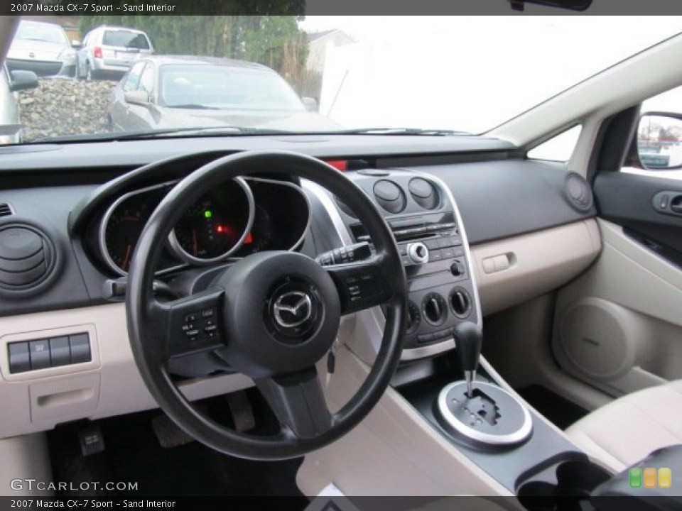 Sand Interior Dashboard for the 2007 Mazda CX-7 Sport #56790705