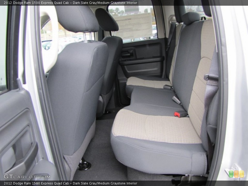 Dark Slate Gray/Medium Graystone Interior Photo for the 2012 Dodge Ram 1500 Express Quad Cab #56790942