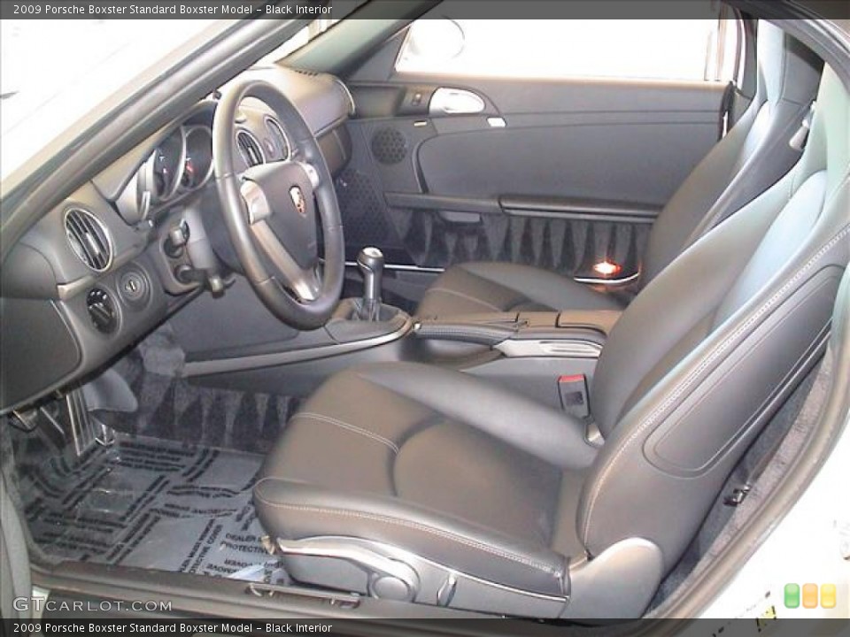 Black Interior Photo for the 2009 Porsche Boxster  #56790957