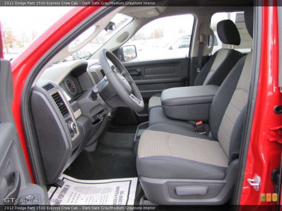 Dark Slate Gray/Medium Graystone Interior Photo for the 2012 Dodge Ram 1500 Express Crew Cab #56791173