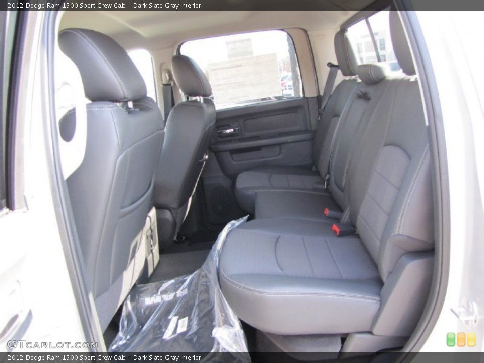 Dark Slate Gray Interior Photo for the 2012 Dodge Ram 1500 Sport Crew Cab #56791515
