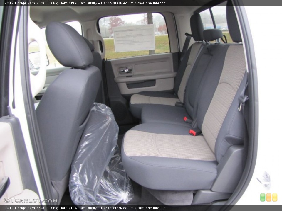 Dark Slate/Medium Graystone Interior Photo for the 2012 Dodge Ram 3500 HD Big Horn Crew Cab Dually #56791638
