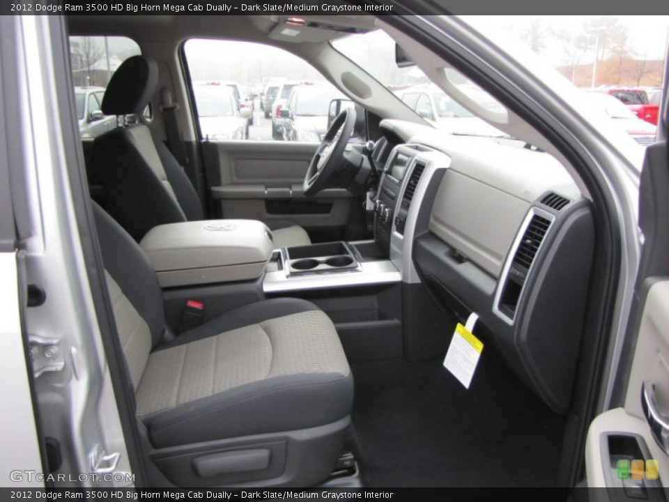 Dark Slate/Medium Graystone Interior Photo for the 2012 Dodge Ram 3500 HD Big Horn Mega Cab Dually #56791764