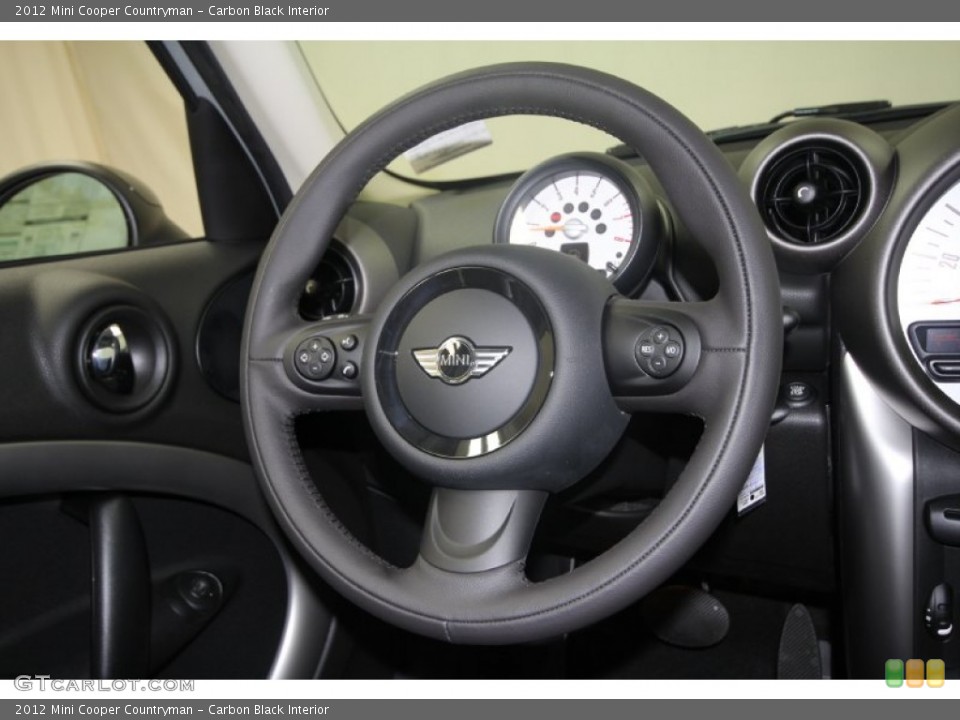 Carbon Black Interior Steering Wheel for the 2012 Mini Cooper Countryman #56791923
