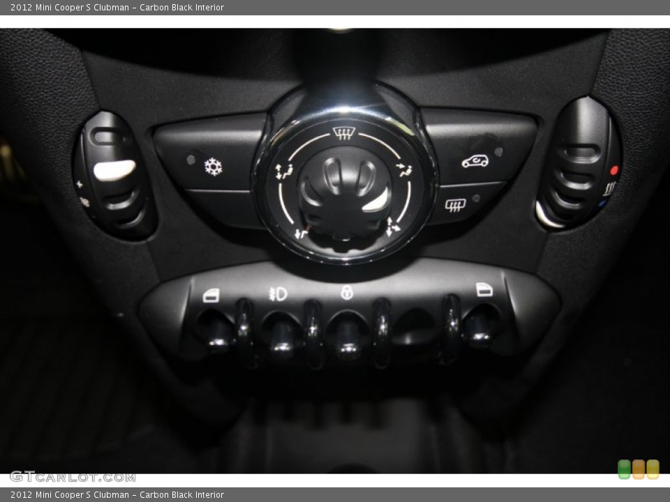 Carbon Black Interior Controls for the 2012 Mini Cooper S Clubman #56792070