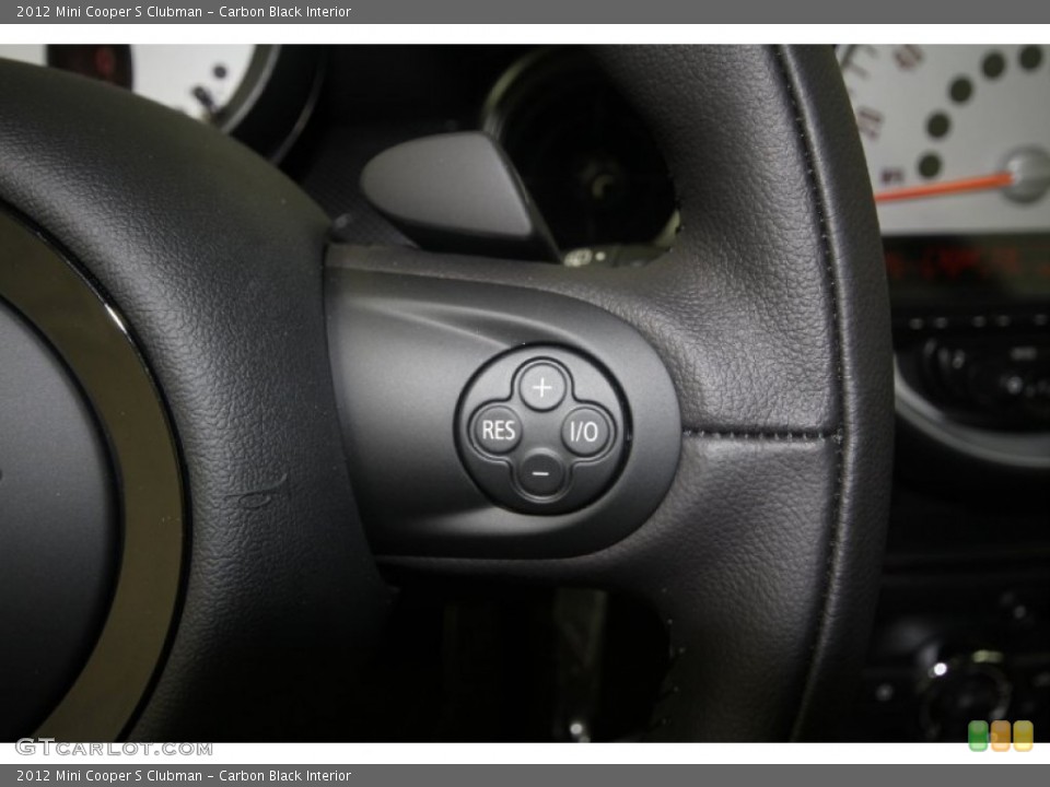 Carbon Black Interior Controls for the 2012 Mini Cooper S Clubman #56792108