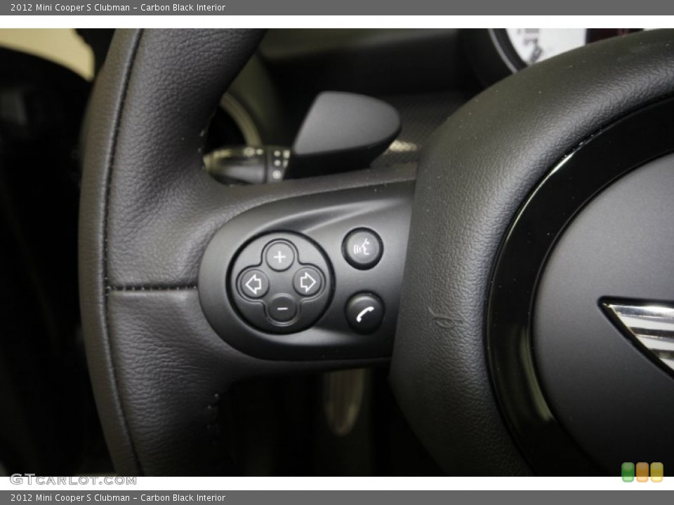 Carbon Black Interior Controls for the 2012 Mini Cooper S Clubman #56792117