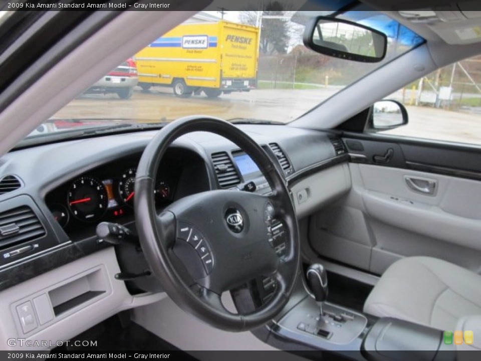 Gray Interior Dashboard for the 2009 Kia Amanti  #56793177